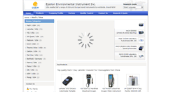 Desktop Screenshot of epsilon-instrument.com